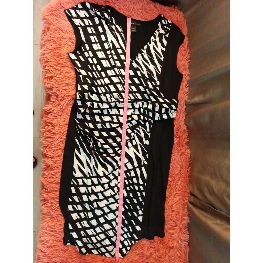 Women's Lane Bryant Drop Waist V-neck Stretchy Classy Career Dress Size 14/16 - Picture 7 of 7